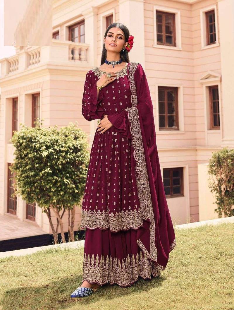 sharara dress Red Coluer Handmad Readymade Partywear Wedding sharara suit Pakistani Designer Dress Suit Bridal