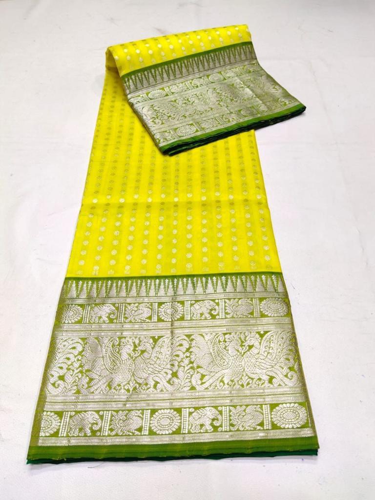 Elegant Radium Banarasi Soft Silk Saree