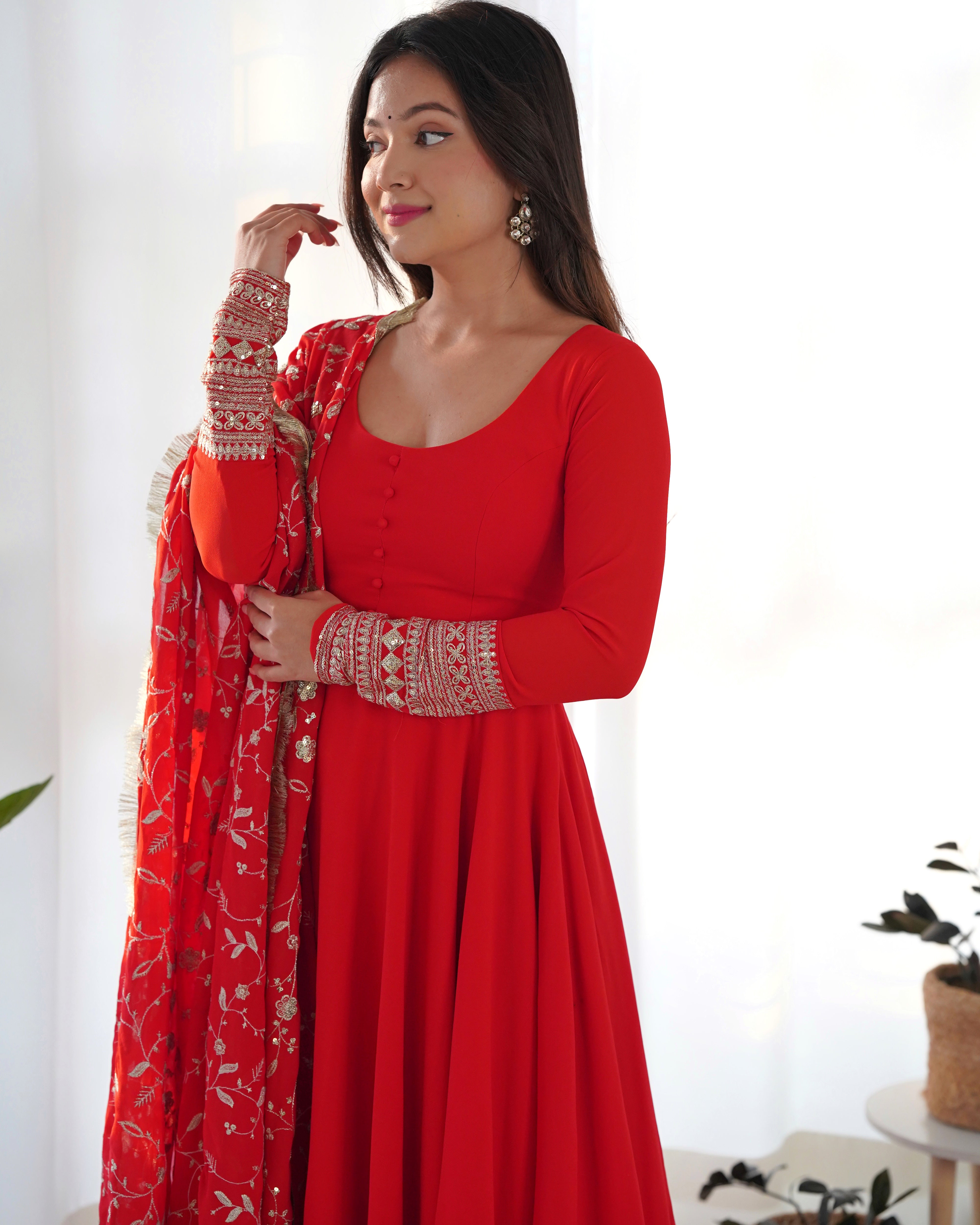 Georgette Suit Designs Plain Red Anarkali Dress Red Faux Georgette Anarkali Dress 192363 Red Embroidery Work Georgette Suit Designs Plain Red Anarkali Dress Red Faux Georgette Anarkali Dress 192363 Red Embroidery Work