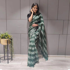 Printed Ready to Wear Georgette Saree