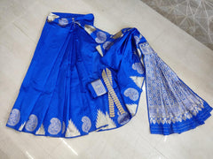 Royal Blue Ready To Wear Saree