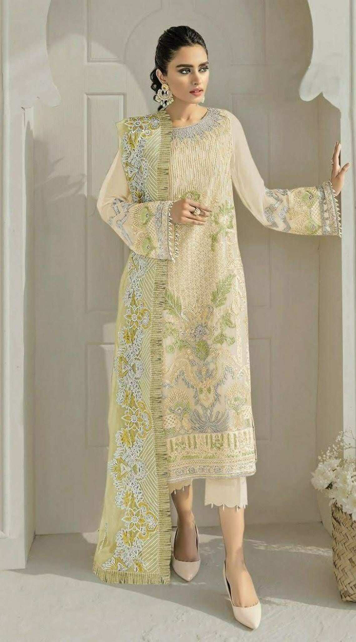 Gown Ethnic Indian Designer Salwar New Pakistani Kameez Anarkali Suit Bollywood New Festival Bridal Fashionable Formal Christmas Long Gown