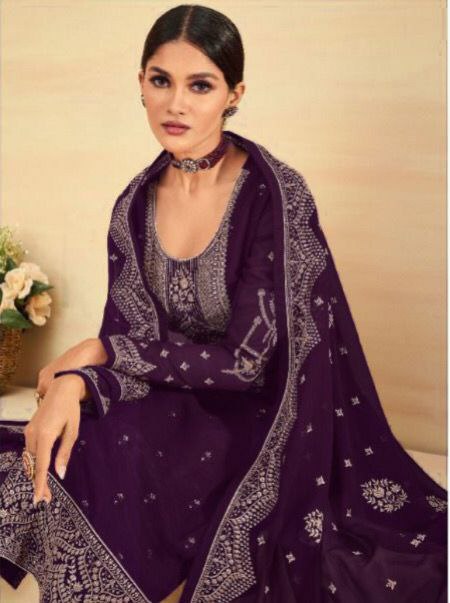 Purple Salwar Suit designer Dress Wedding Suit Ready to Wear Indian Designer Salwar Suit Wedding Salwar Kameez Lehenga Suit With Dupatta