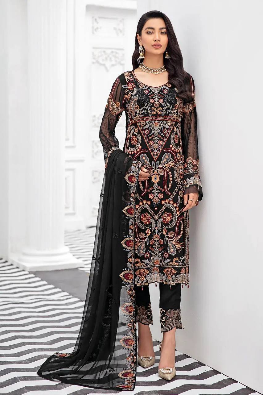 New Black Trending Designer Pakistani Suit
