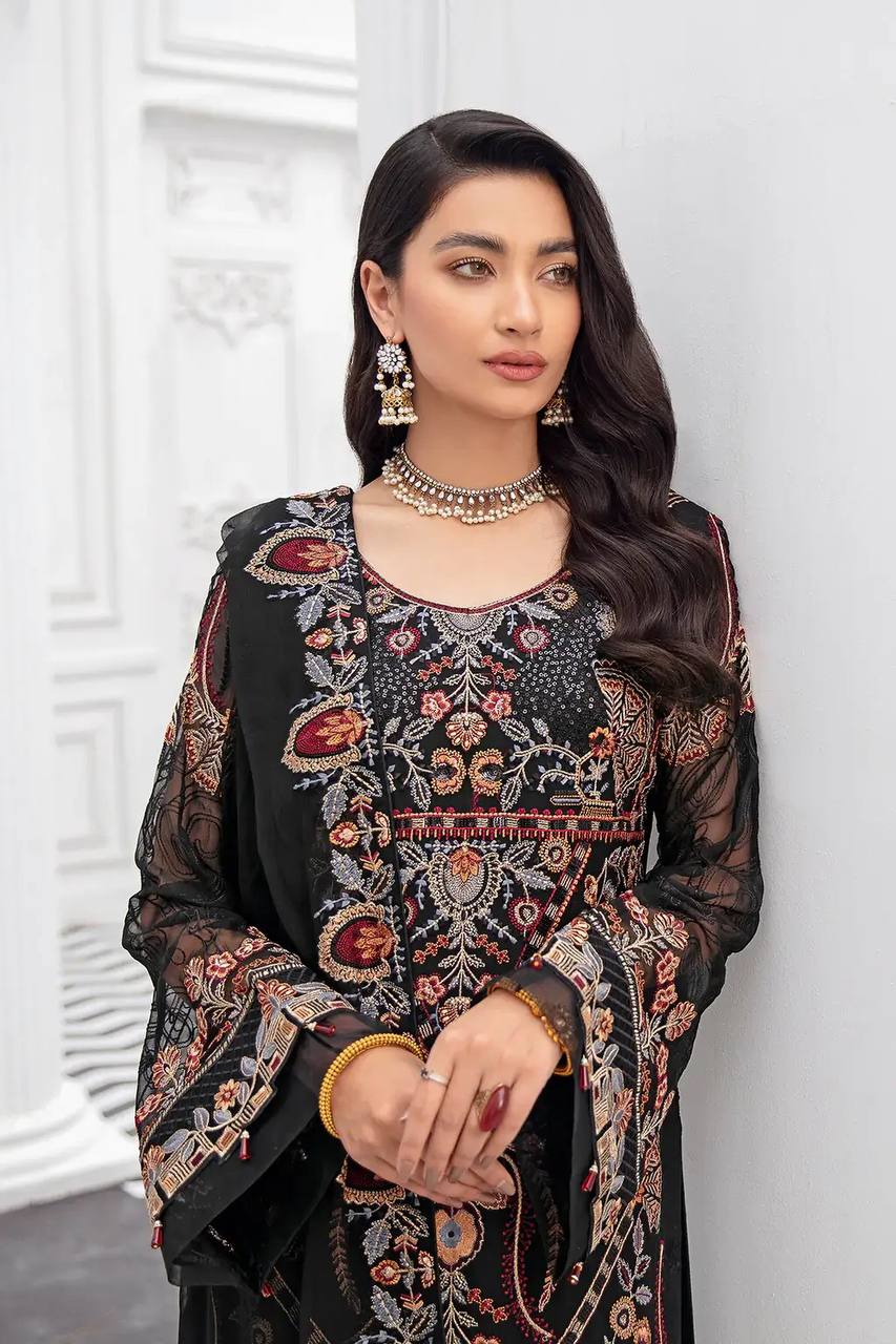 New Black Trending Designer Pakistani Suit